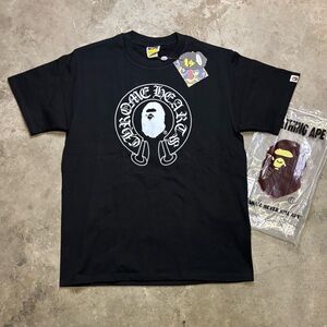 Bape Black Chrome Hearts Tee